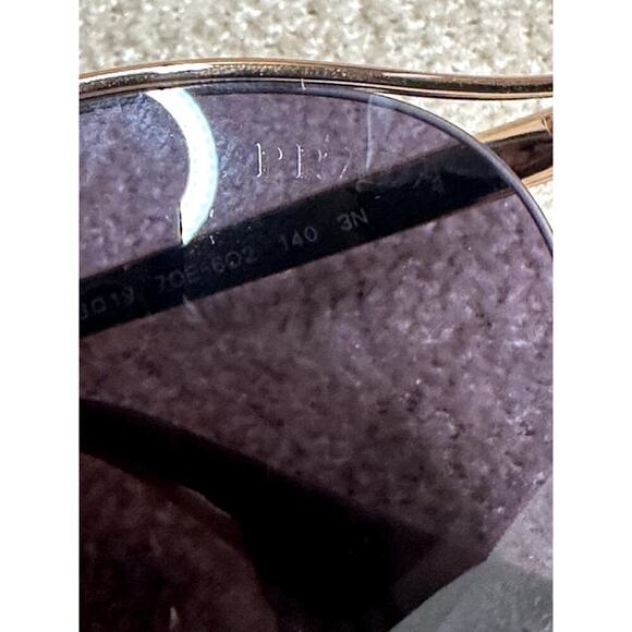 Prada Gold Metal Frame Sunglasses SPR62S With Case - Picture 6 of 8
